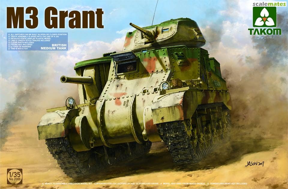 1/35 BRITISH MEDIUM TANK M3 GRANT