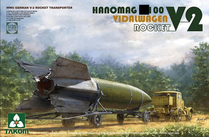 1/35 V-2 ROCKET VIDALWAGEN  HANOMAG SS100