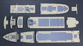 1/350 Holzdeck fur Hikawamaru