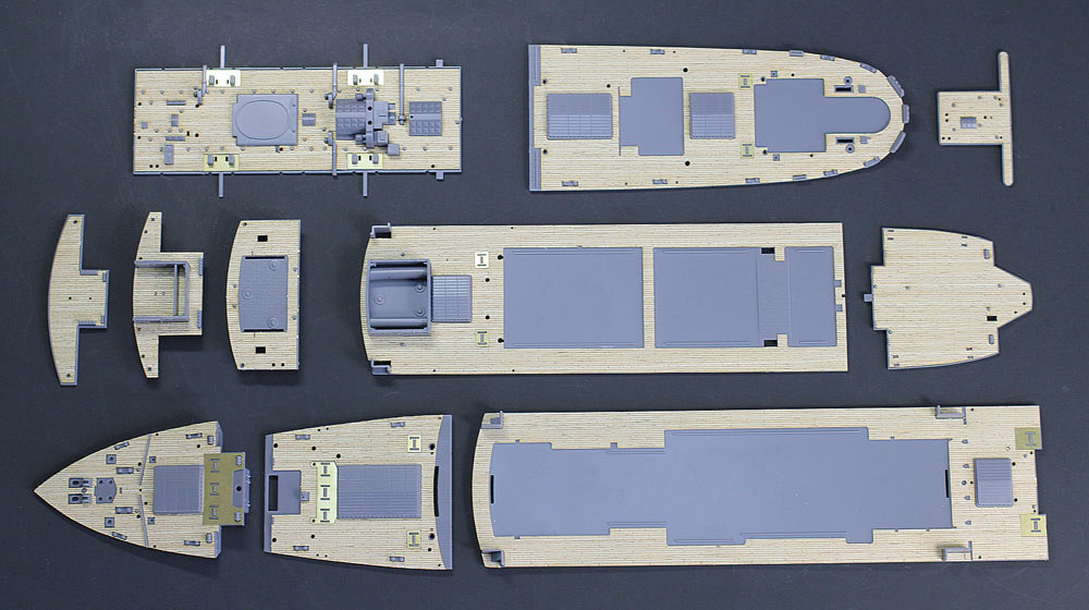 1/350 Holzdeck fur Hikawamaru