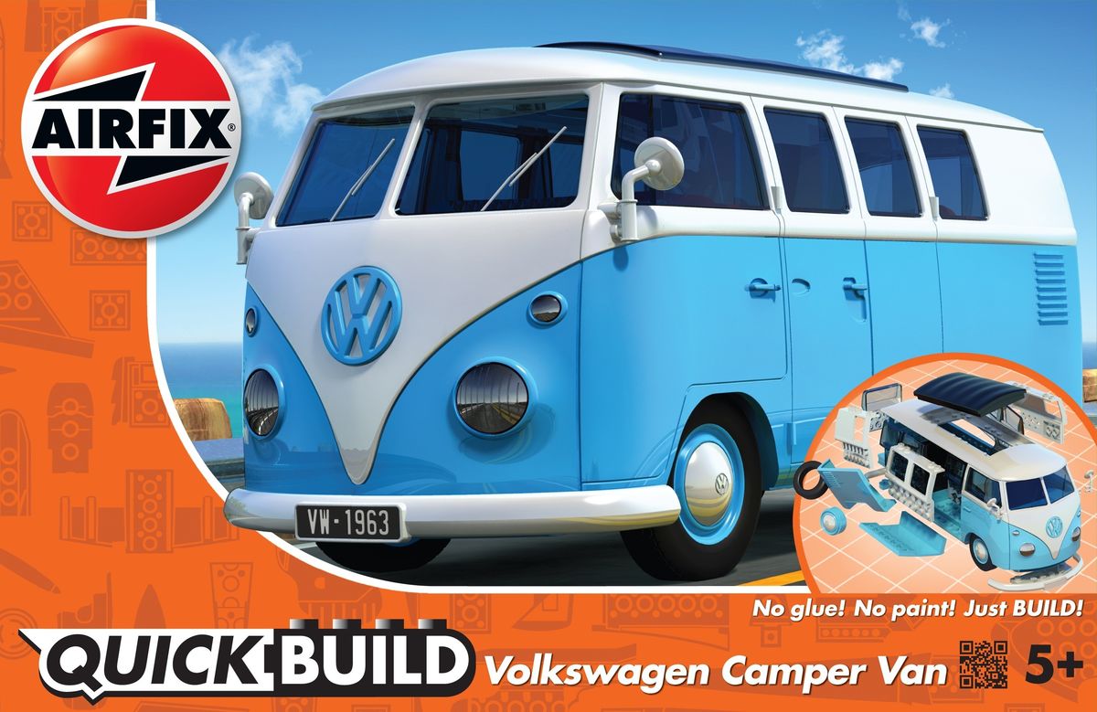 QUICKBUILD VW Camper Van - Blue