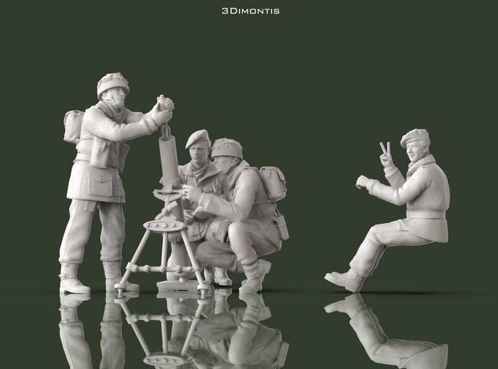 Paracadutisti Britannici / Squadra Mortaio Airborne, WWII 1944–45