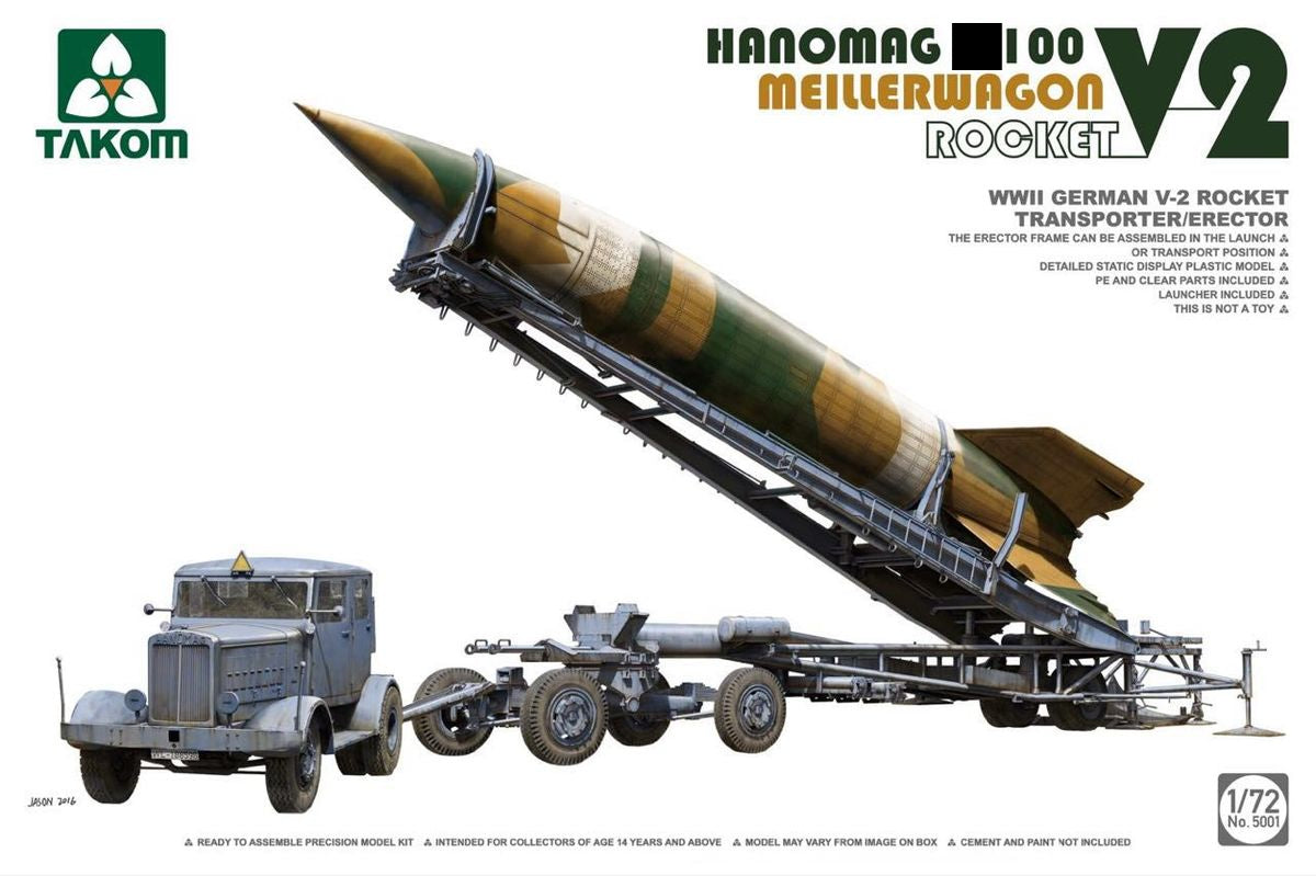 1/72 WWII German V-2 Rocket Transporter
