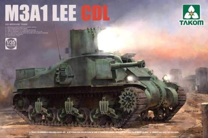 1/35 US Medium Tank M3A1 LEE CDL