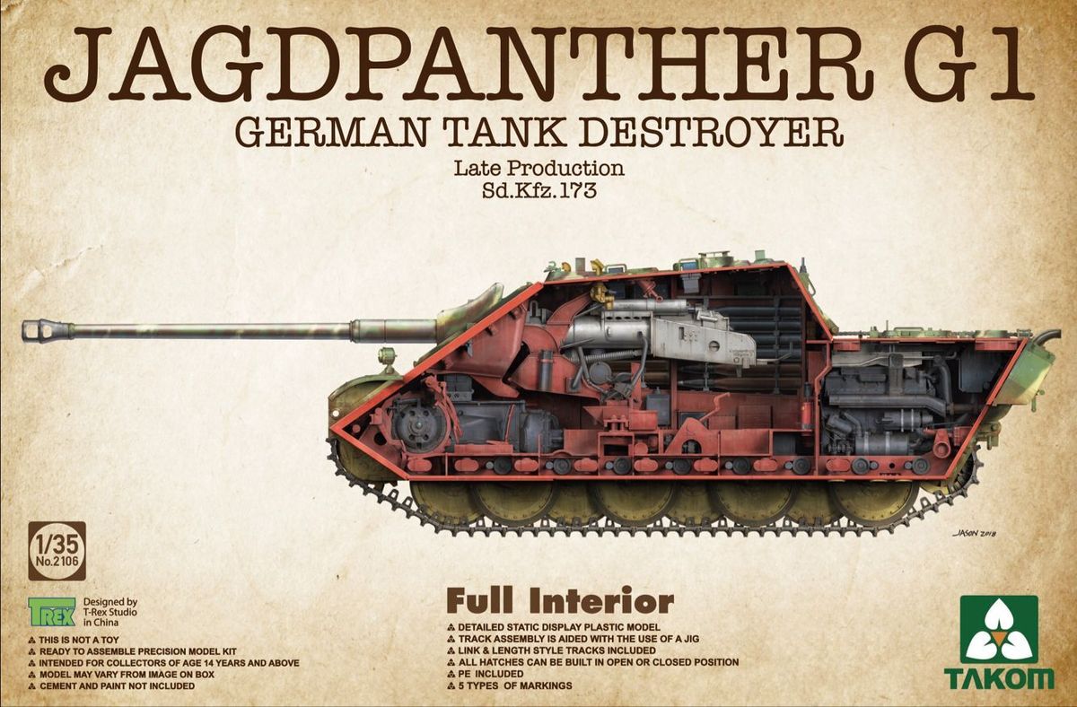1/35 Jagdpanther G1 Late Production Sd.Kfz173