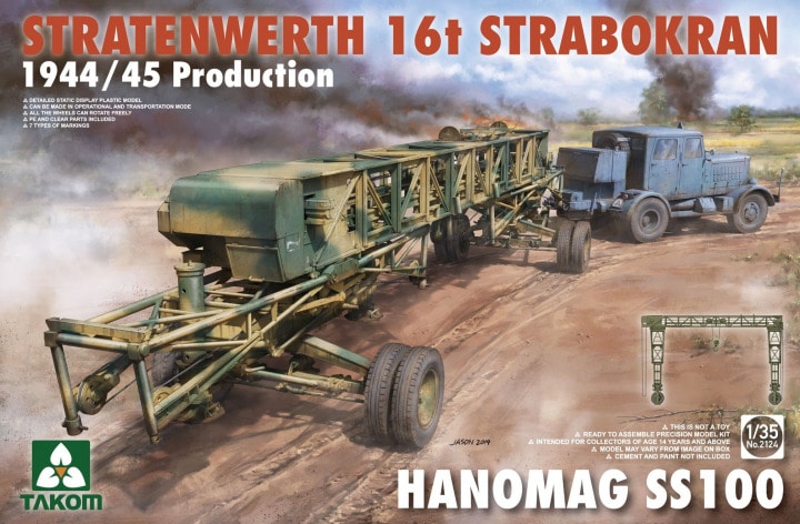 1/35 Stratenwerth 16t Strabokran 1944/45 Production and Hanomag SS100