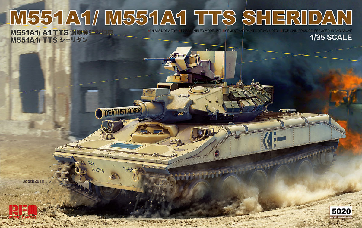 1/35 M551A1/ M551A1 A1TTS Sheridan
