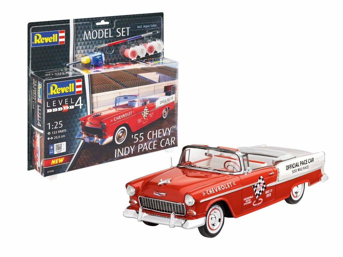 1/25 Model Set '55 Chevy Indy Pace Car