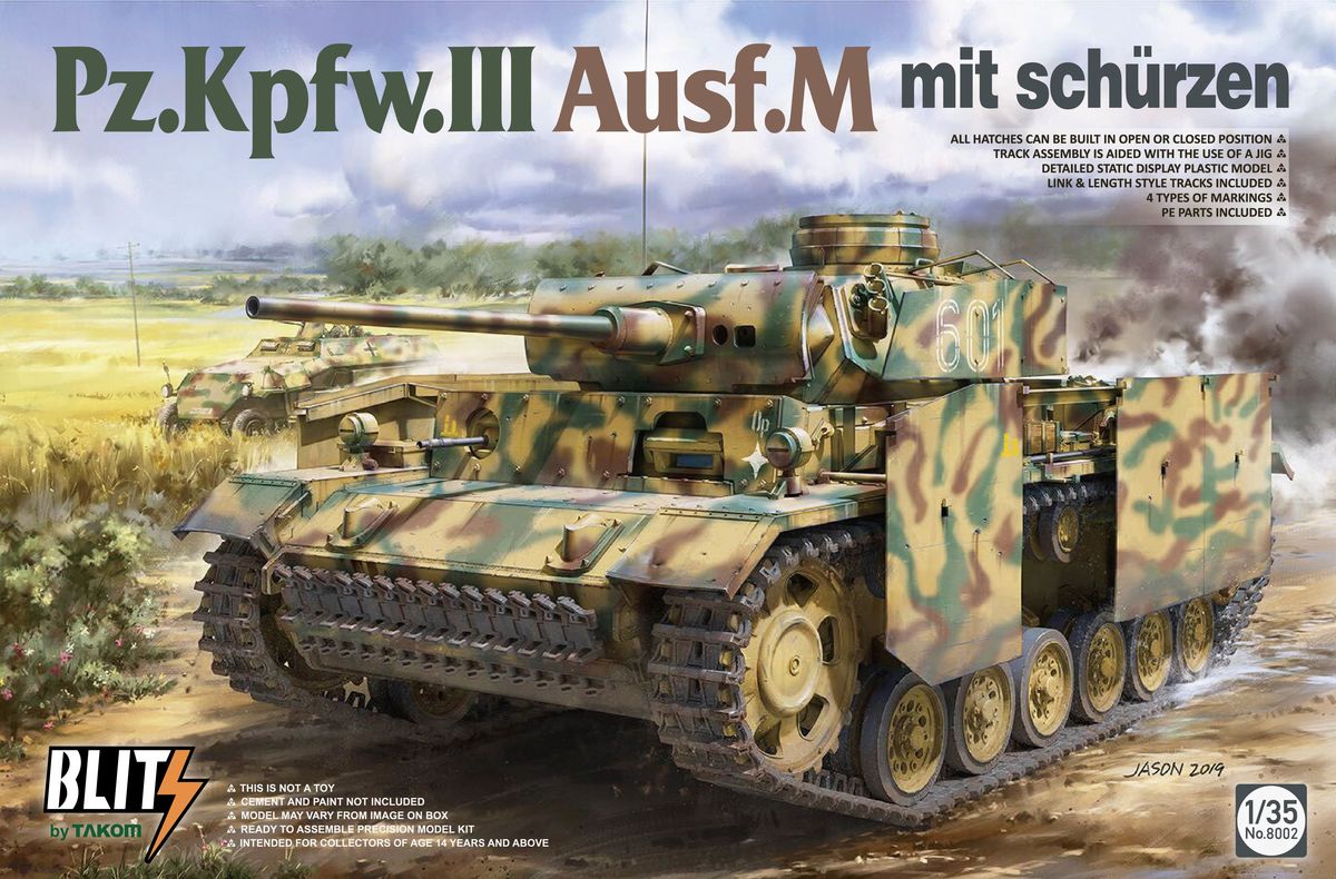 1/35 Pz.Kpfw.III Ausf.M mit Schurzen