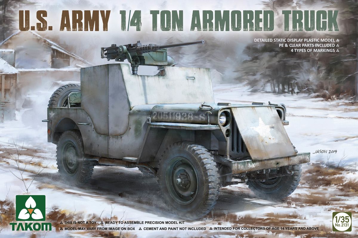 1/35 U.S. Army 1/4 ton armored  truck
