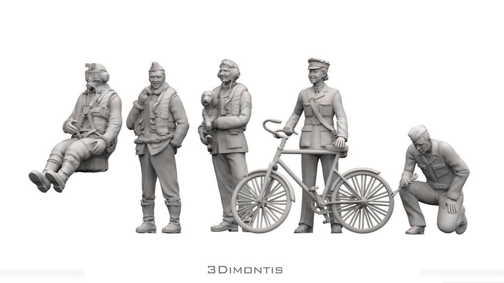 Piloti e Staff RAF Britannici WWII