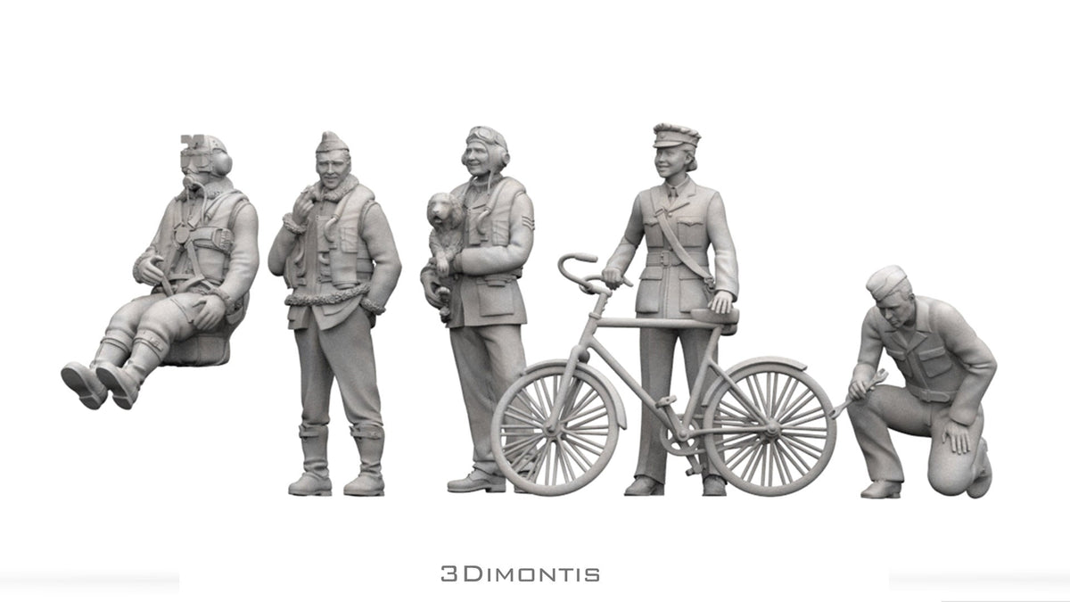 Piloti e Staff RAF Britannici WWII