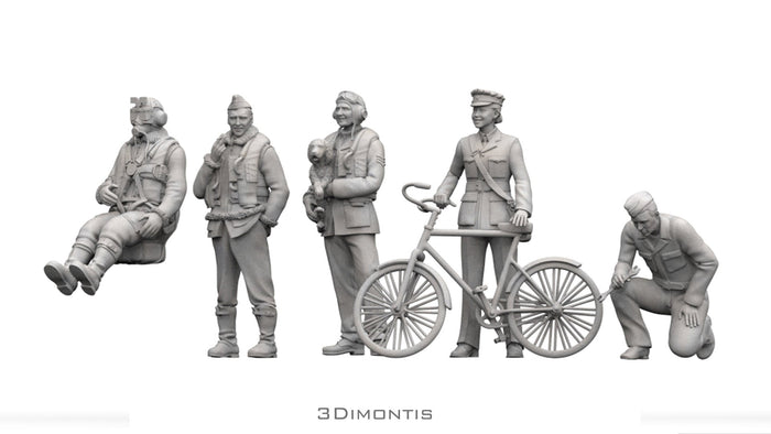 Piloti e Staff RAF Britannici WWII