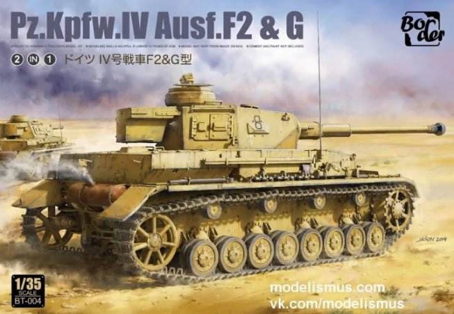 1/35 Pz.Kpfw. IV Ausf. F2 & G 2 in 1
