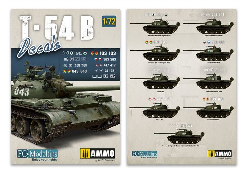 T-54B Decals 1/72