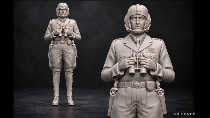 Generale George S. Patton – Figurino in Resina 1:35