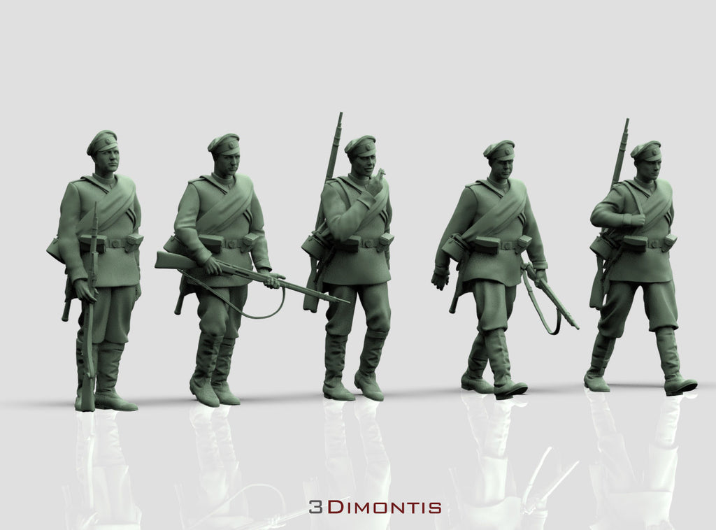 Fanteria Sovietica in Movimento WWII
