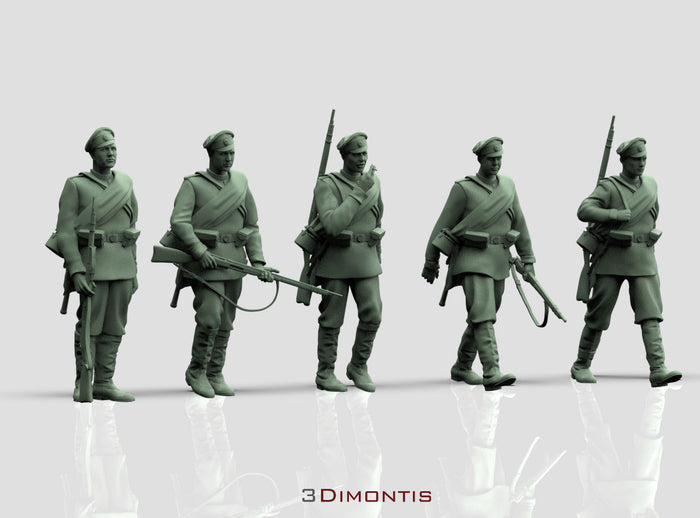 Fanteria Sovietica in Movimento WWII