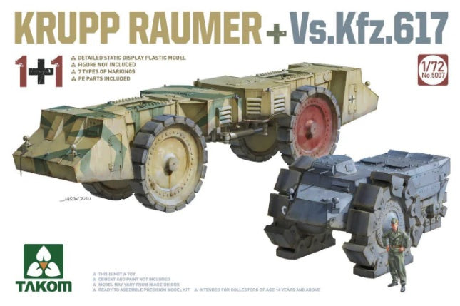 1/72 Krupp R umer +Vs.Kfz.617