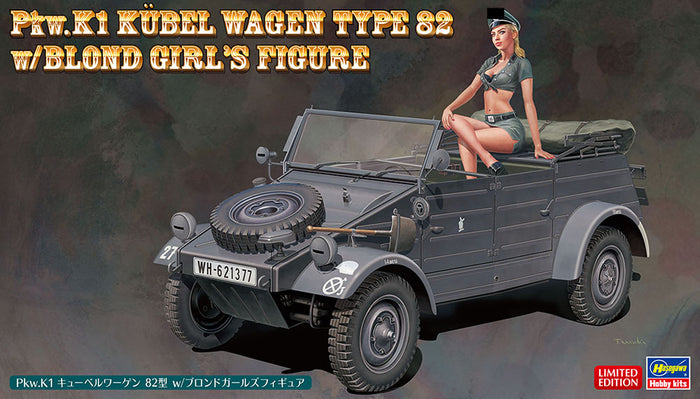1/24 Pkw.K1 Kubel Wagen Type 82 with Blond Girl's Figure