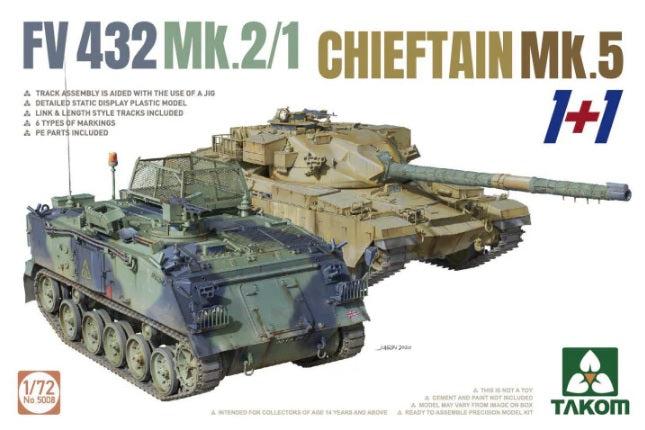 1/72 FV432 Mk.2/1 Chieftain Mk.5 (1+1)