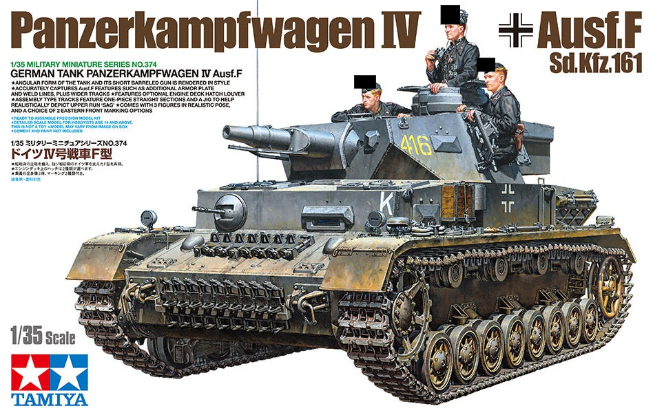 1/35 German Tank Pz.Kpfw.IV Ausf.F