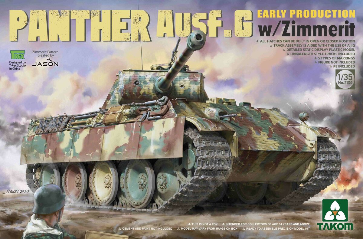 1/35 Panther Ausf.G Early Production w/Zimmerit