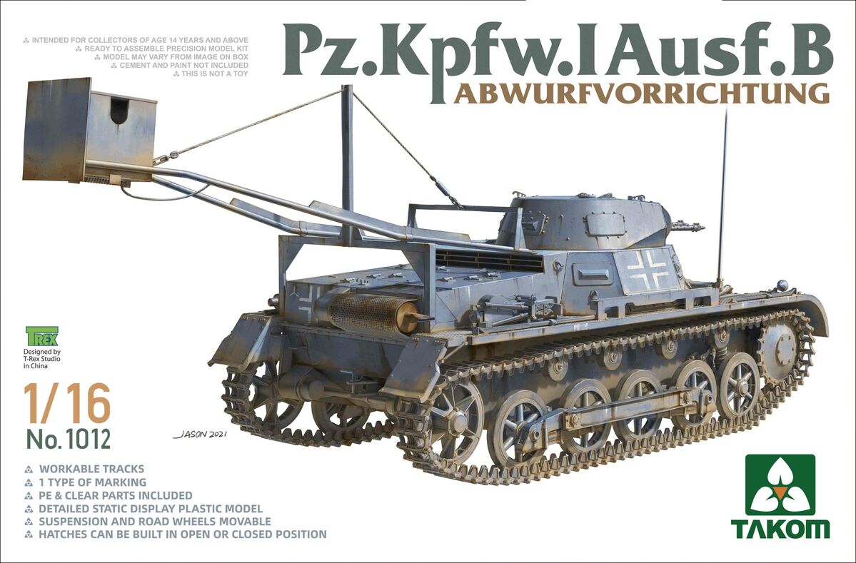 1/16 Pz.Kpfw.I Ausf.B Abwurfvorrichtung