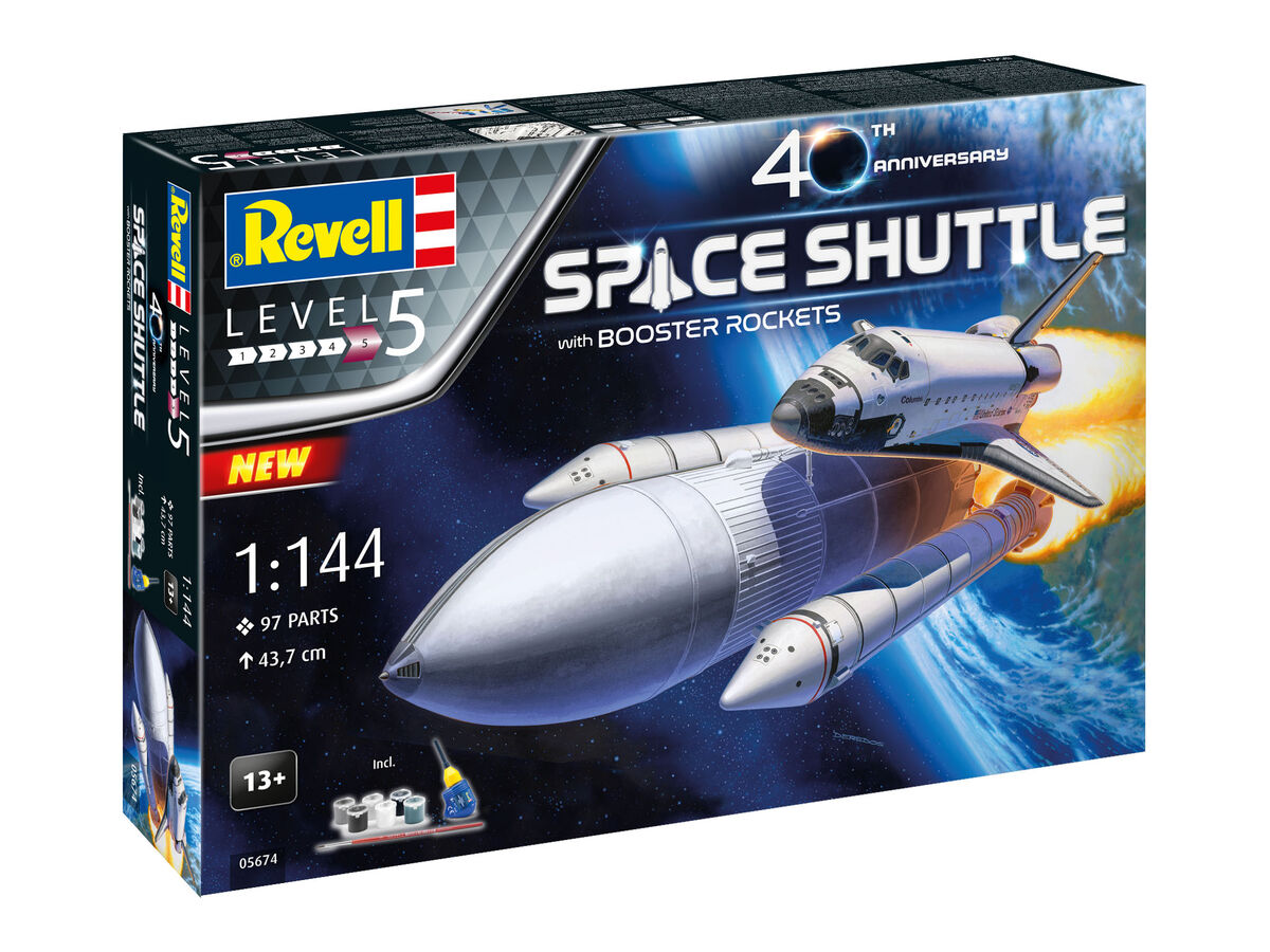 1/144 Gift Set Space Shuttle with Booster Rockets - 40th Anniversary