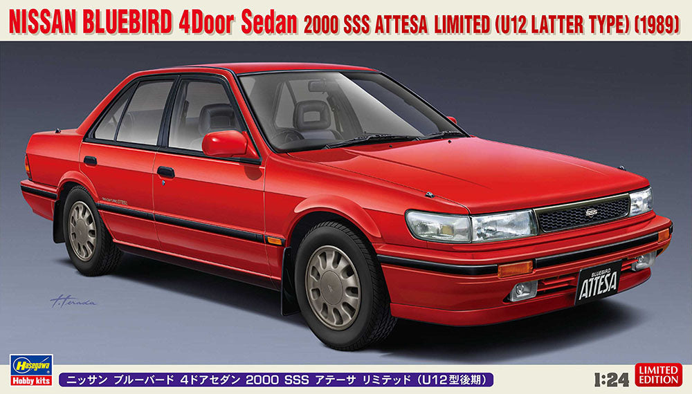 1/24 Nissan Bluebird 4Door Sedan 2000 SSS Attesa Limited (U12 Latter Type) 1989