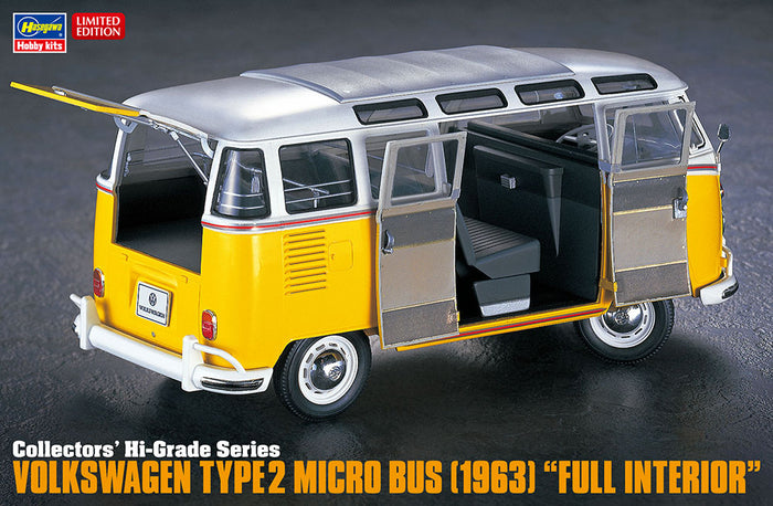 1/24 Volkswagen Type 2 Micro Bus 1963 "Full Interior" [Collector's Hi-Grade Series]