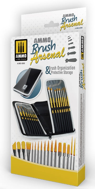 AMMO Brush Arsenal  - Brush Organization & Protective Storage