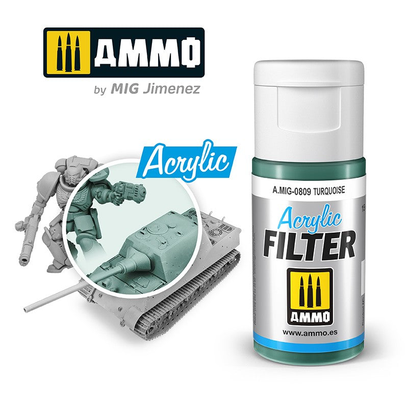 ACRYLIC FILTER Turquoise - 15ml