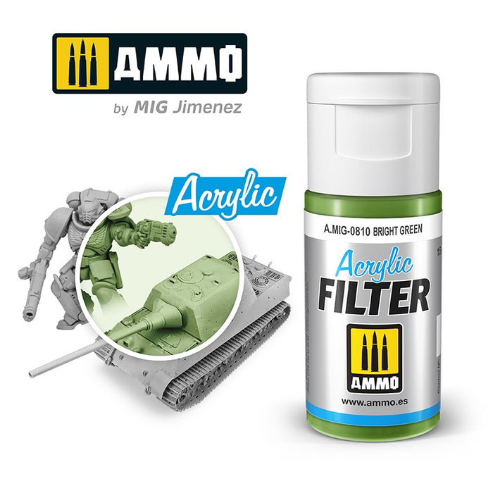 ACRYLIC FILTER Bright Green - 15ml