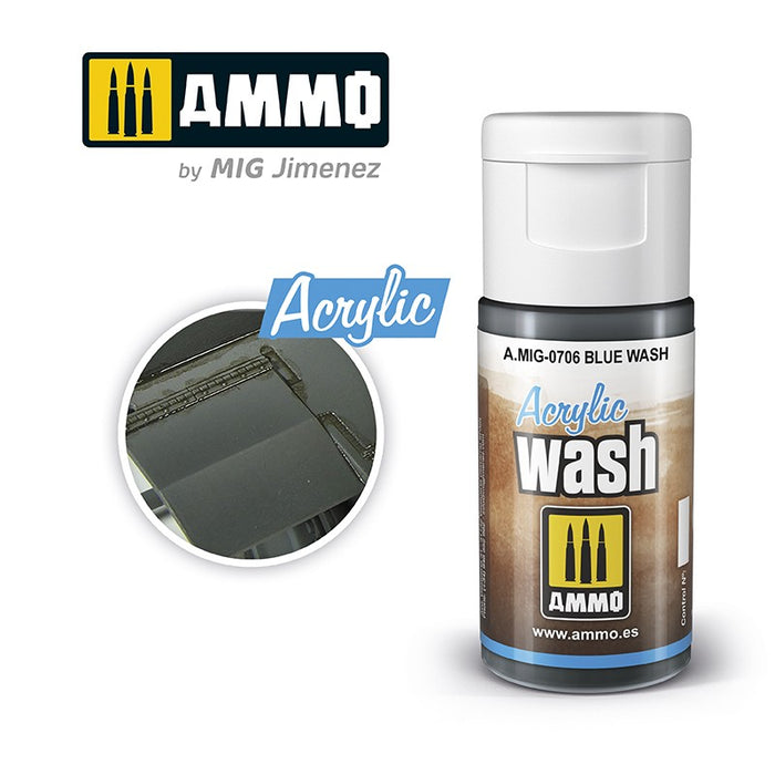 ACRYLIC WASH Blue Wash - 15ml