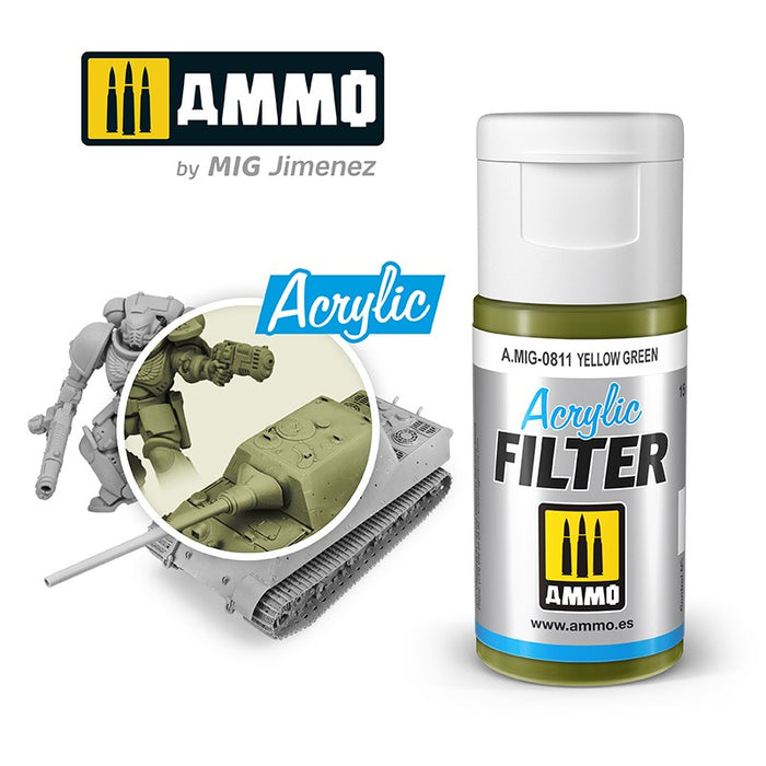 ACRYLIC FILTER Yellow Green - 15ml