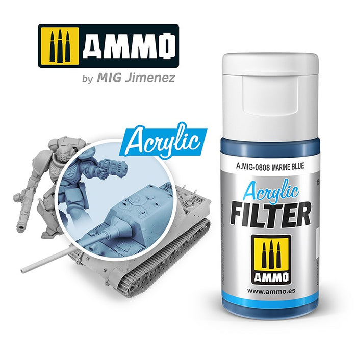 ACRYLIC FILTER Marine Blue - 15ml