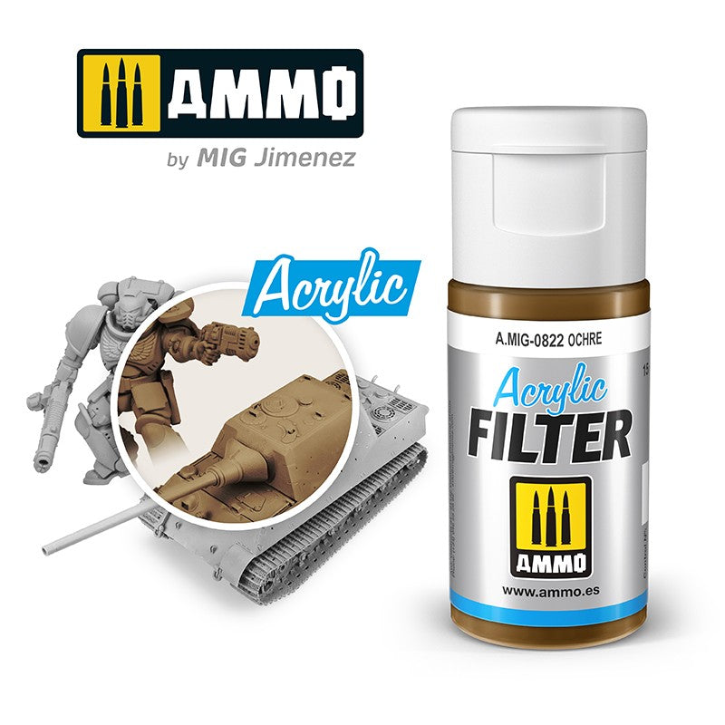 ACRYLIC FILTER Ochre - 15ml