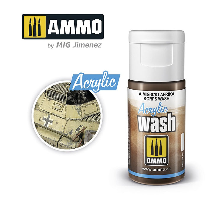 ACRYLIC WASH Afrika Korps Wash - 15ml