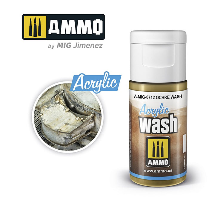 ACRYLIC WASH Ochre Wash - 15ml