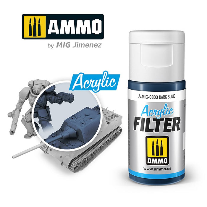 ACRYLIC FILTER Dark Blue - 15ml