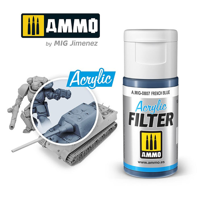 ACRYLIC FILTER French Blue - 15ml