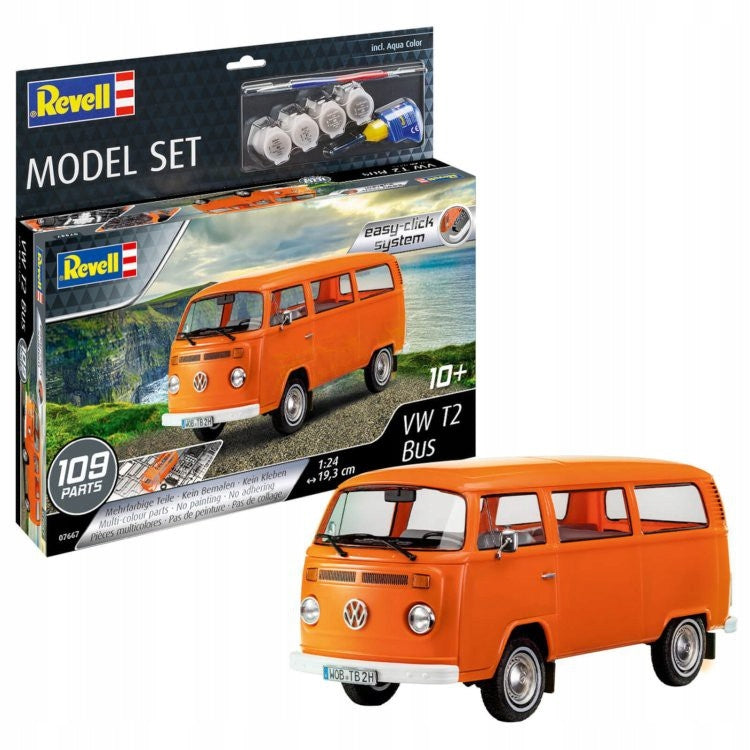 1/24 Model Set VW T2 Bus (Easy-Click System)