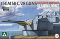 15CMSK C/28 GUNS BATTLESHIP BISMARCK Bb II / Stb II Turret in 1:35