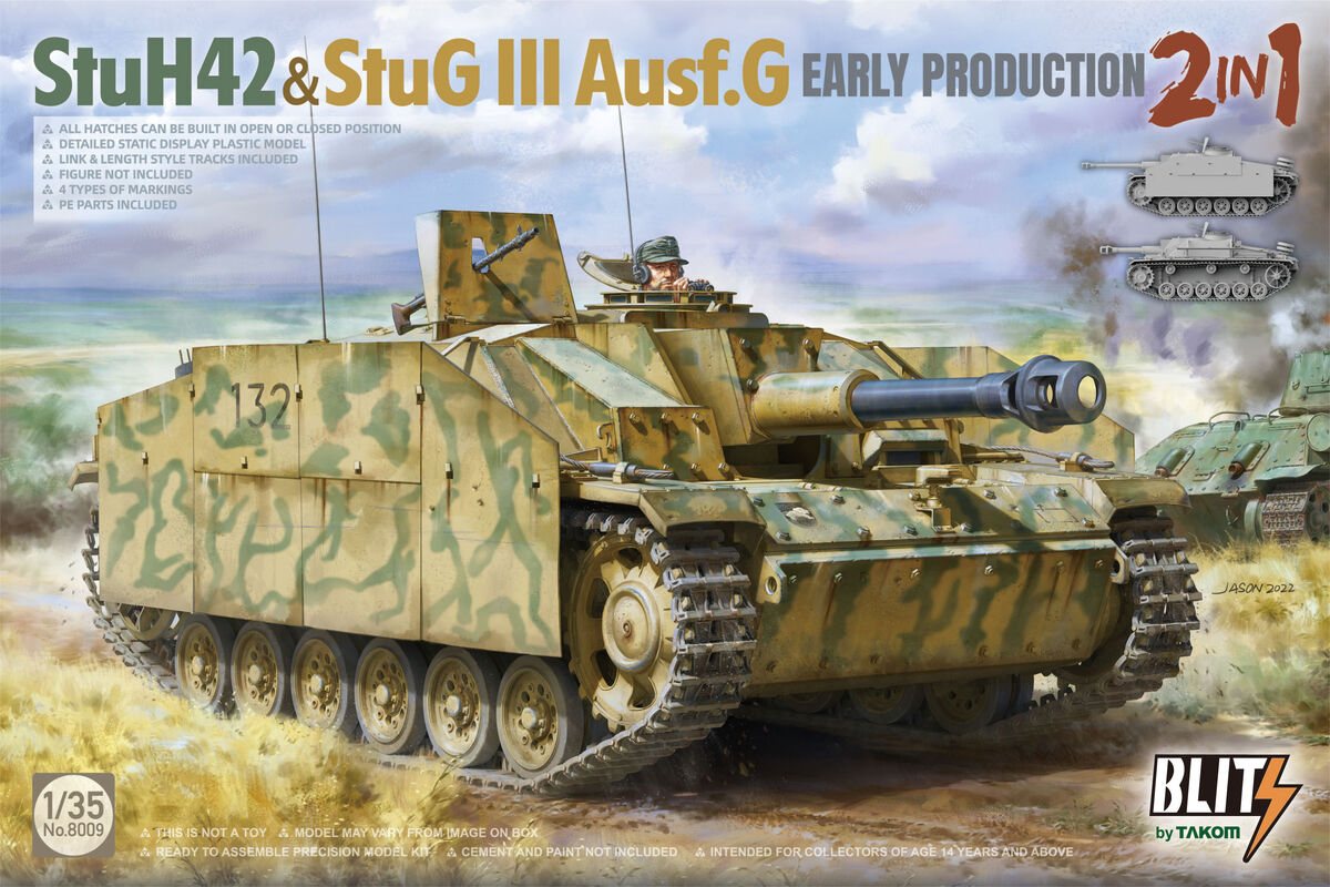 1/35 StuH42&StuG III Ausf.G Early Prodution 2in1