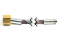 High pressure air hose 1/4 - 5mm (180cm w/adapter)