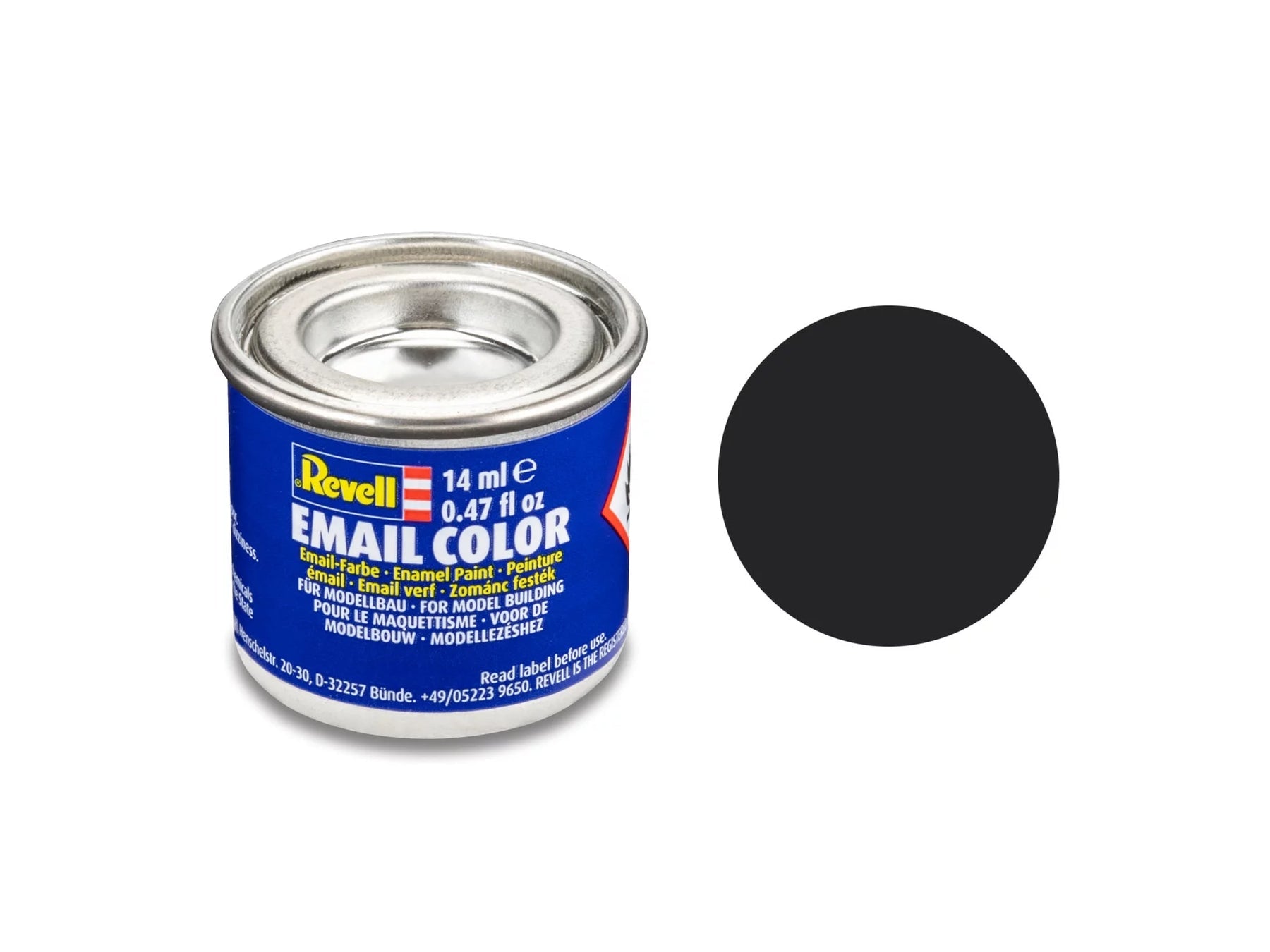 Smalto Tar Black, Mat 14ml
