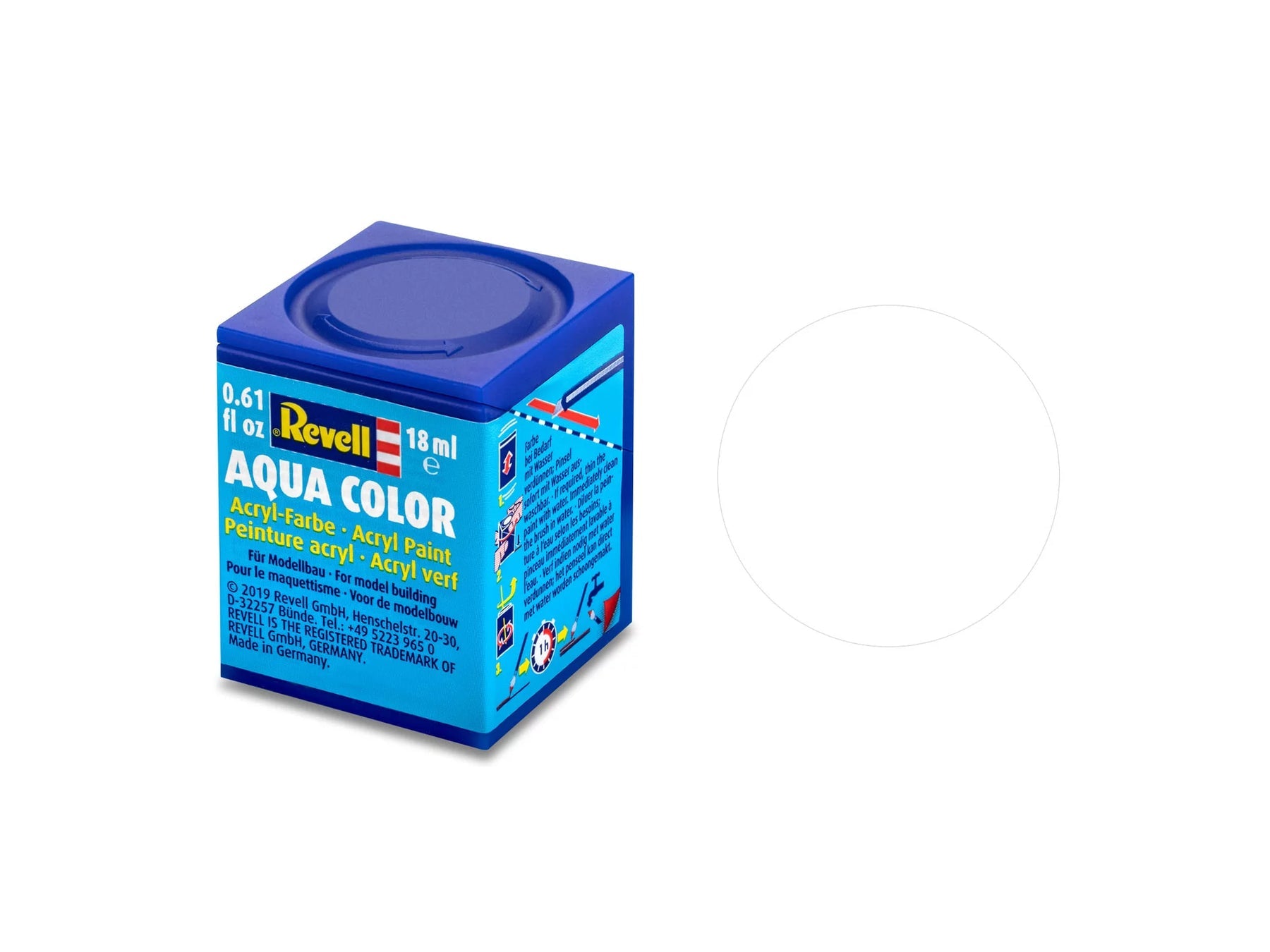 Aqua Color White Mat 18ml