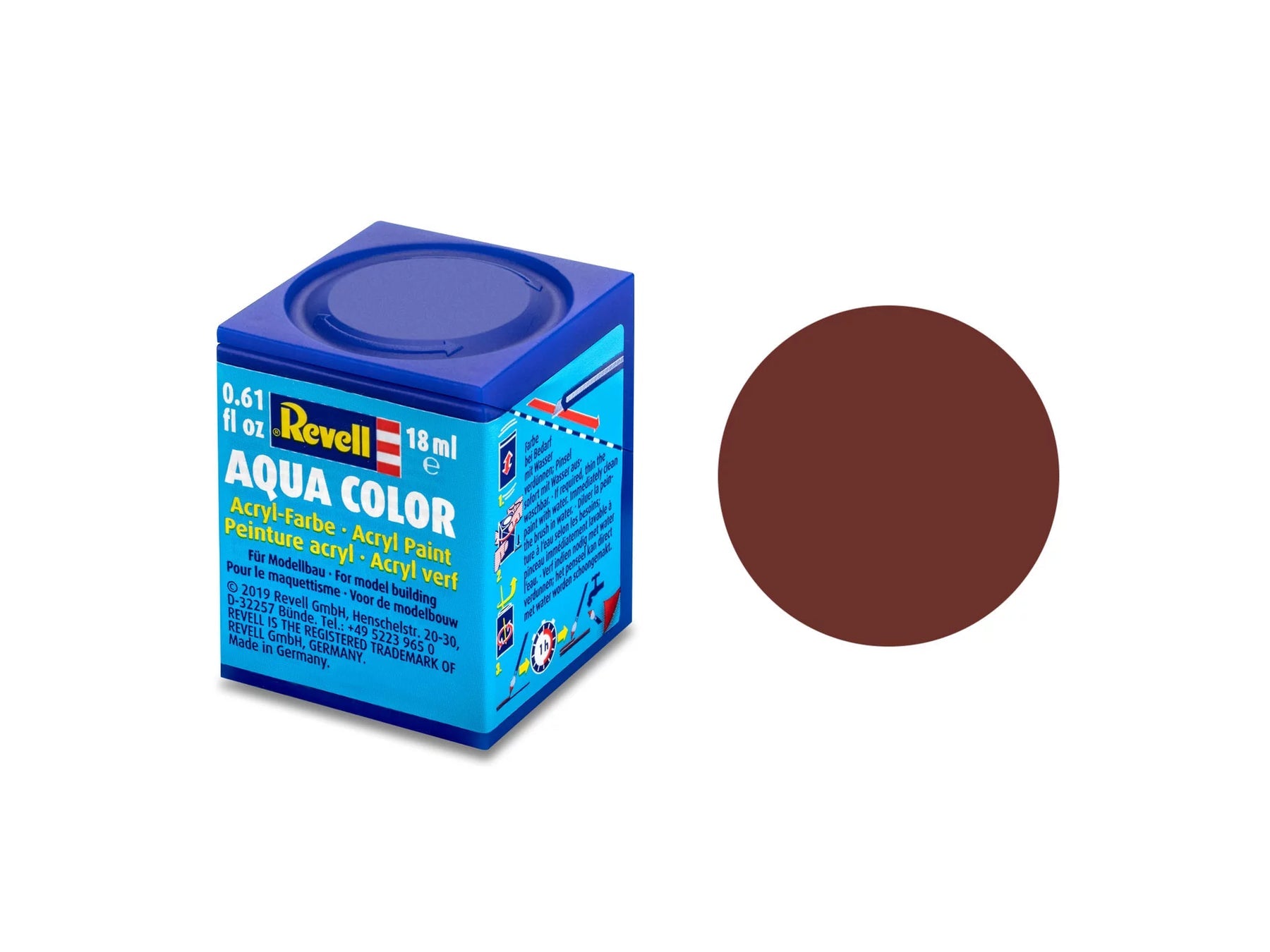 Aqua Color Reddish Brown Mat 18ml