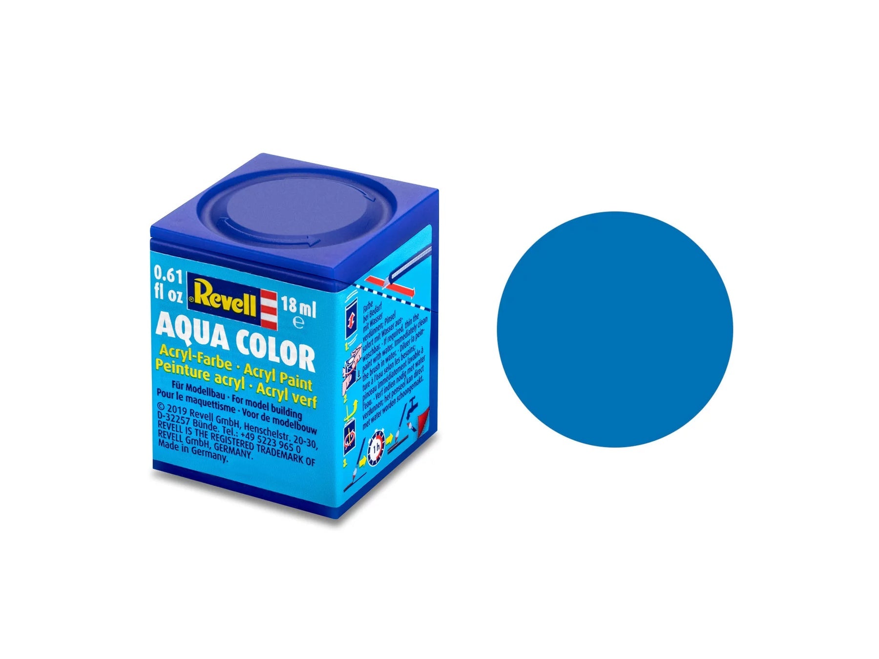 Aqua Color Blue Mat 18ml